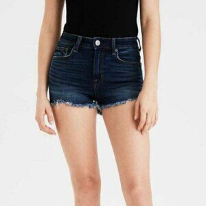 American Eagle Outfitters Hi Rise Shortie Shorts Next Level Stretch